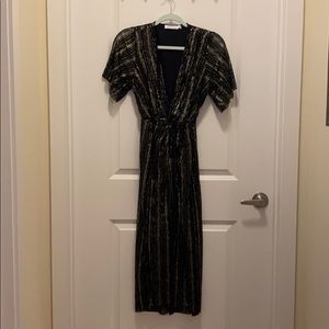 Black and Gold Dress